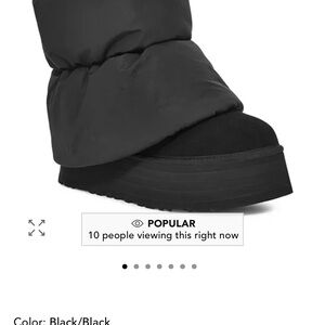 UGG Black Mini Dippers